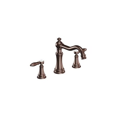 Moen Two-Handle Roman Tub Faucet Oil Rubbed Bronze TS22103ORB